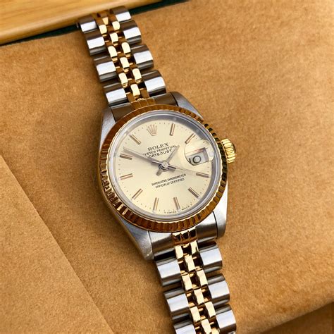 rolex lady quadramtr champagne|rolex lady date just yellow gold.